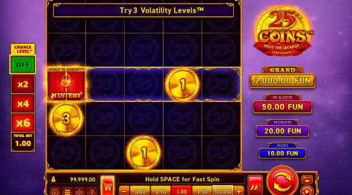 25 coins slot screenshot